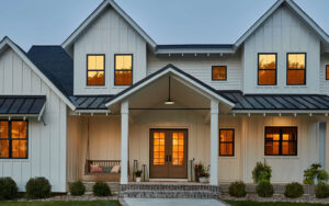 Modern wood-clad windows improving insulation and comfort in a Fridley Minnesota home