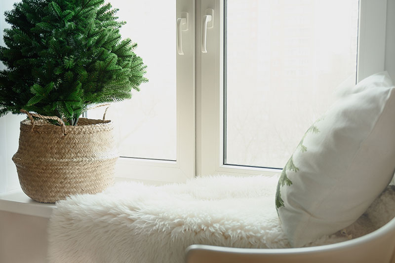 winter window prep in shoreview MN