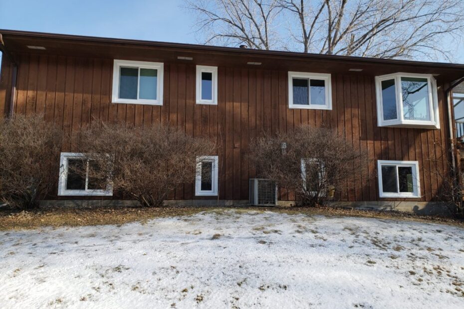 Energy-efficient window installation in Dayton, MN home to reduce heat loss and improve comfort in winter
