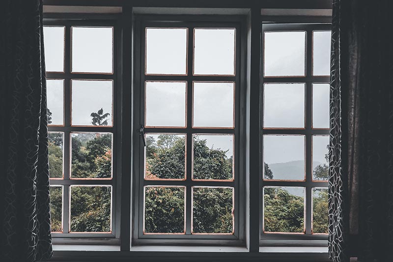 Older windows before replacement in Lino Lakes Minnesota