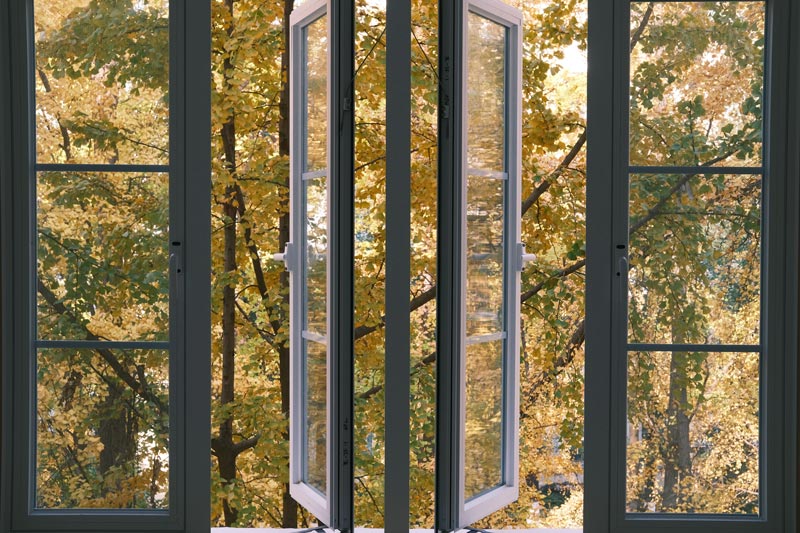 Energy-efficient upgraded window glass installed on a Mounds View MN home
